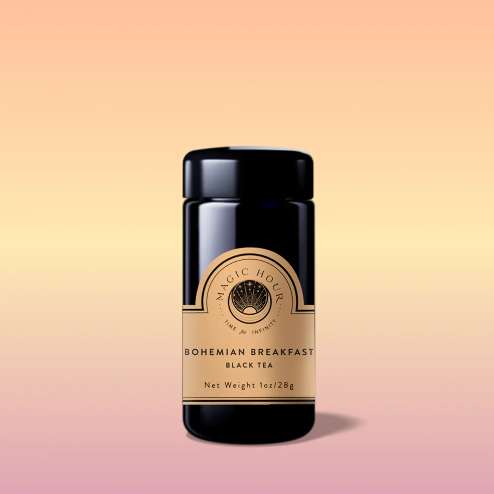 Bohemian Breakfast Vanilla Puerh Black Tea for Digestion & Energy - Image 5
