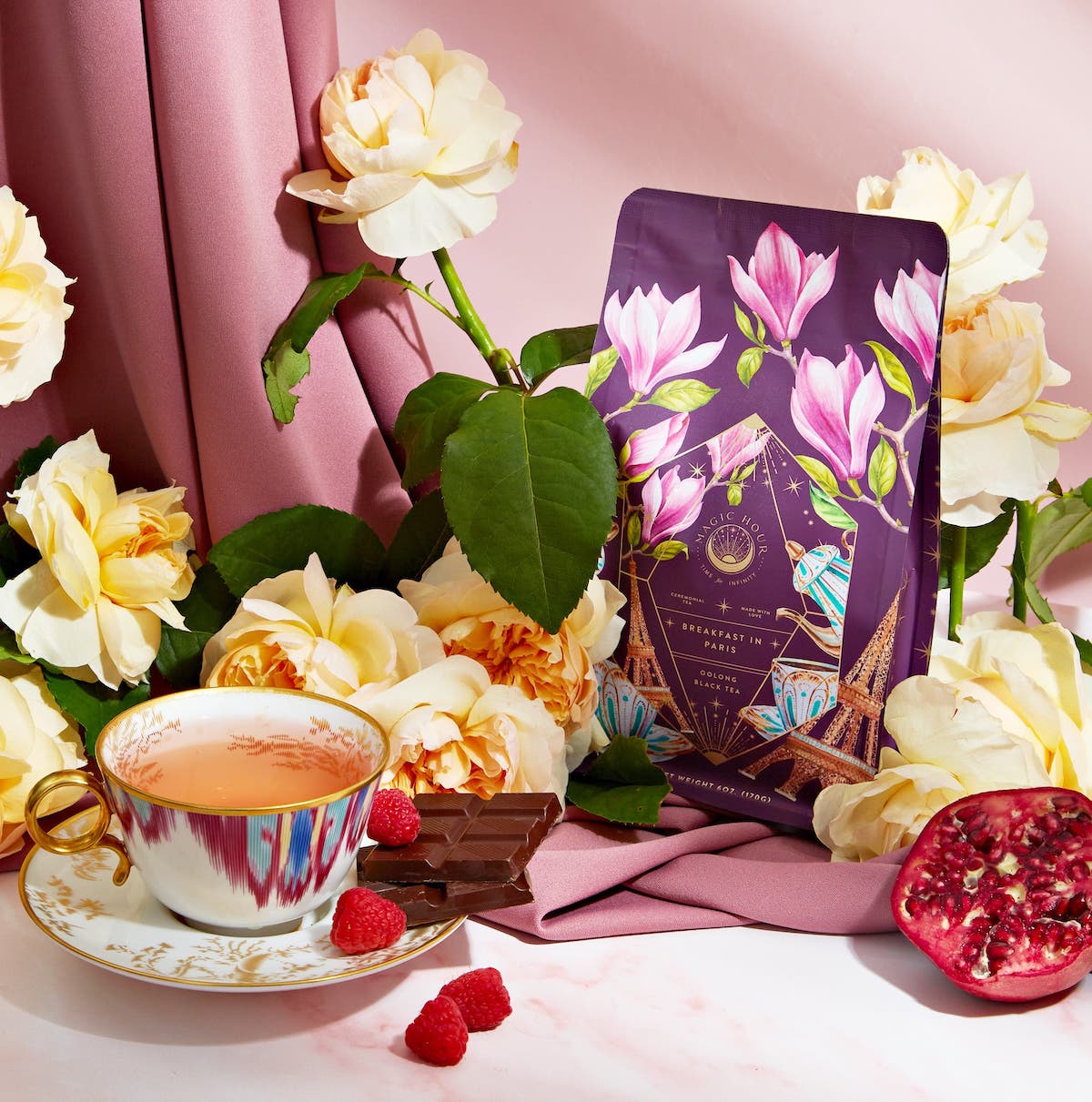 Breakfast in Paris-Oolong Black Tea Scented with Fruits & Flowers of Secret Parisian Gardens - Image 3