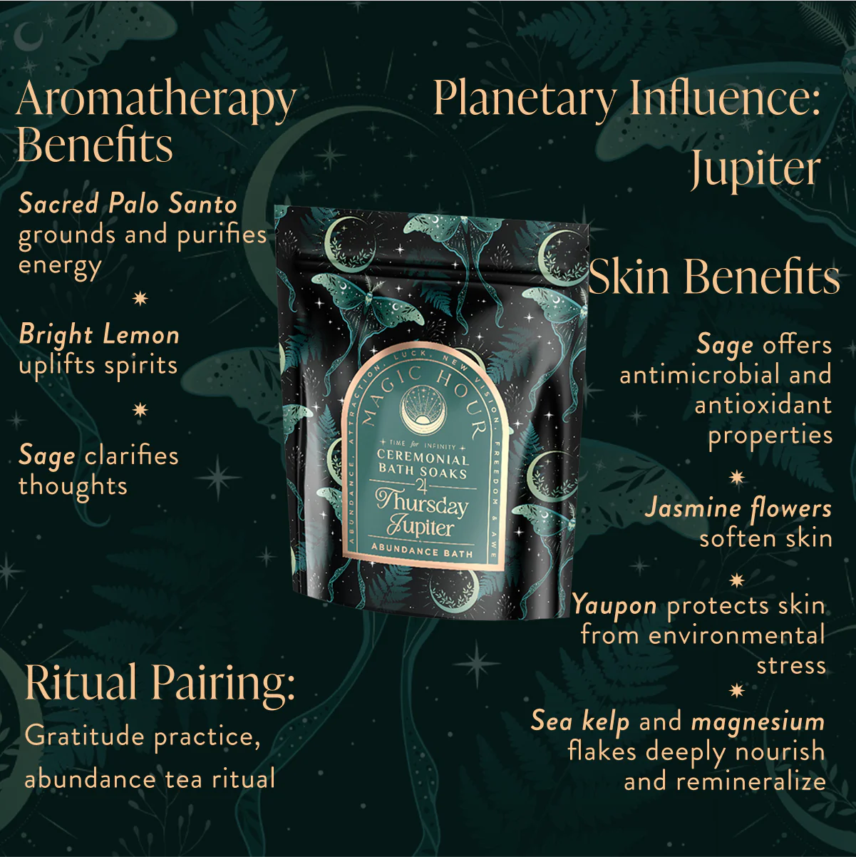 Ceremonial Bath Salt Soaks - Luxe Pouches-Refill Your Jar! - Image 12